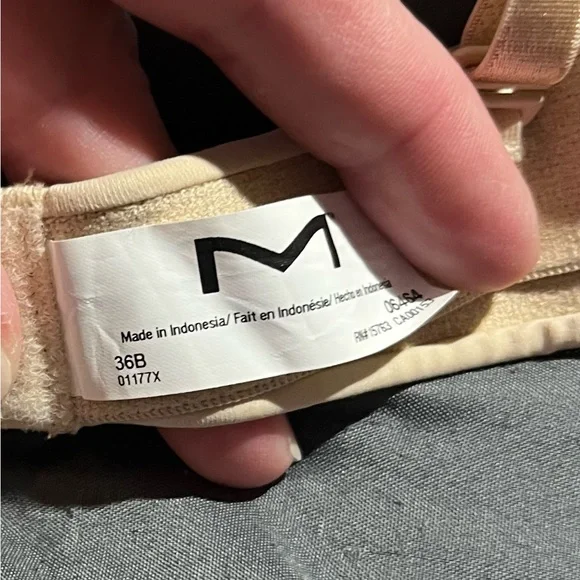 NWOT Maidenform Cream Padded Convertible Bra - Picture 5 of 5